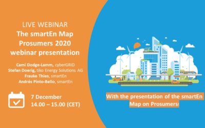 Webinar: Enlit Data Hub Series Season 2 Episode 5 with the launch of The smartEn Map Prosumers 2020