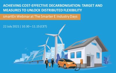smartEn Webinar at The Smarter E Industry Days | Achieving Cost-Effective Decarbonisation: Target and Measures to Unlock Distributed Flexibility