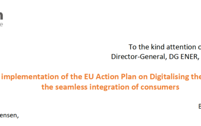 Open Letter to Ditte Juul-Jørgensen l An ambitious implementation of the EU Action Plan on Digitalising the energy system for the seamless integration of consumers